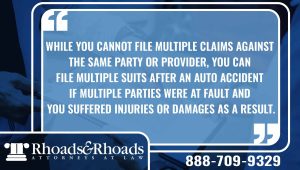 Can you file two separate claims for the same accident with different insurance? 